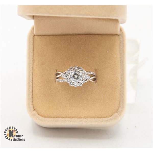 1.00 CT GRA CERTIFIED MOISSANITE VVS D