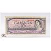 1954 CANADA $10 BILL BEATTIE RASMINSKY