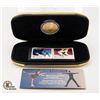 2001 SKATING CHAMPIONS 24KT GOLD COIN SET WITH COA