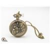 BRAND NEW BRONZE TONE POCKET WATCH WITH