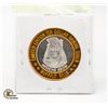 Image 2 : LTD EDITION BUFFALO BILLS SILVER GAMING TOKEN