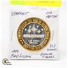 Image 1 : STARDUST LTD EDITION SILVER GAMING TOKEN