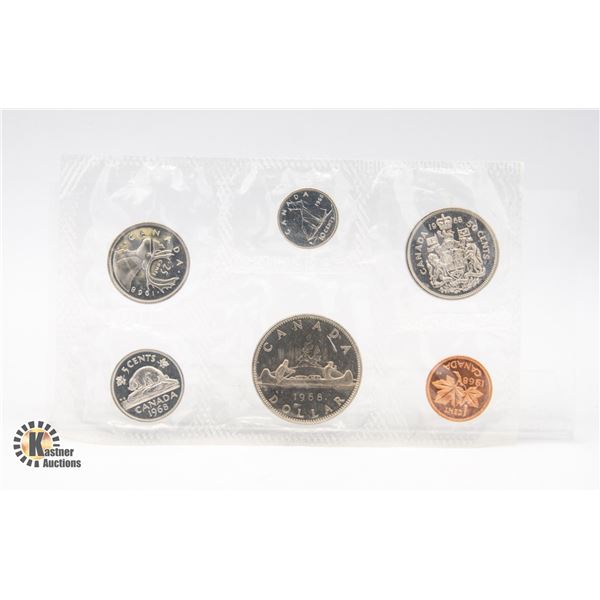 1968 CANADA UNCIRCULATED COIN SET, RCM SEALED