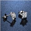 Image 2 : 1 CT GRA CERTIFIED MOISSANITE 925 SILVER EARRINGS