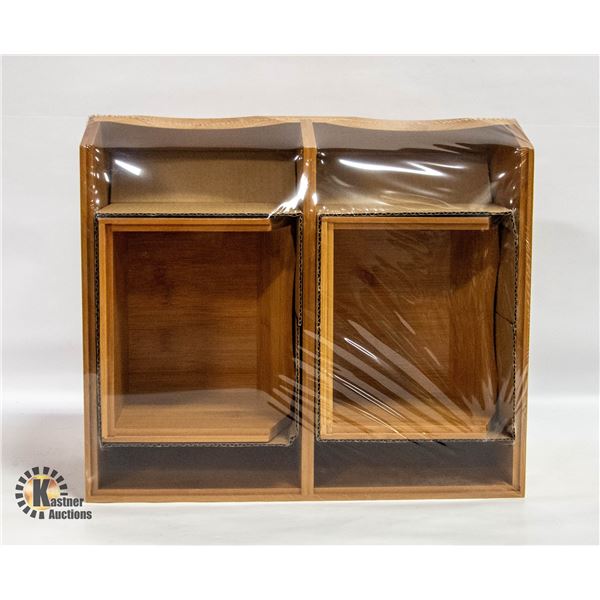 NEW SEVILLE CLASSICS 3 PK BAMBOO STACKING CUBBY