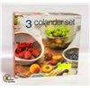 Image 1 : NEW MIU 3 PC COLANDER SET