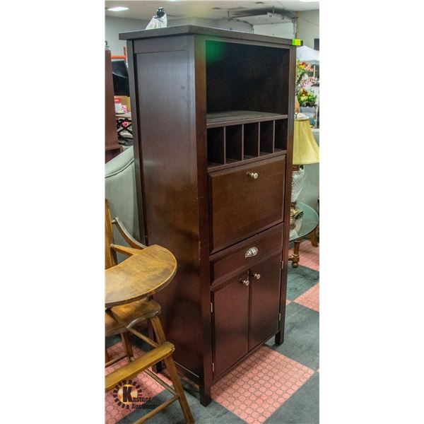 WALL CABINET WITH PULL OUT WRITING DESK