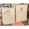 Image 1 : PAIR OF FRAMED PICTURES 21.5" X 28" & 22.25" X