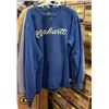 Image 1 : MENS 2XL BLUE CARHARTT RELAXED FIT SWEATSHIRT