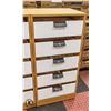 Image 1 : 5-DRAWER ORGANIZER 21.5" X 17" X 45.5"