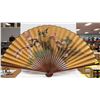 Image 1 : DECORATIVE HAND PAINTED JAPANESE HAND FAN