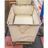 Image 1 : CANVAS 2 LAYER LAUNDRY CART ON WHEELS NEEDS CLEAN