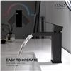 Image 3 : NEW KENES MATTE BLACK BATHROOM WATERFALL SINK