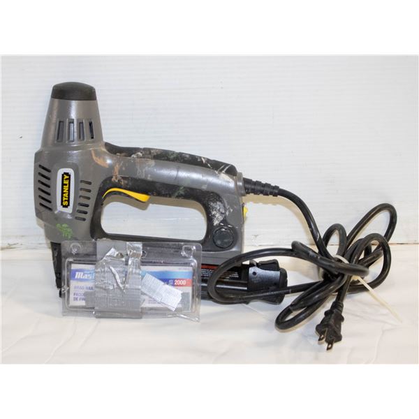 FLAT WITH STANLEY ELECTRIC BRAD NAILER