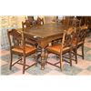 Image 1 : ANTIQUE 6 CHAIR DINING TABLE SET