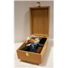 Image 1 : SHOE SHINE BOX FULL OF BRUSHES AND OTHER SHOE