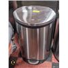 Image 1 : LARGE STAINLESS STEEL GARBAGE BIN