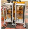 Image 1 : PAIR OF METAL FILE CARTS ON CASTORS