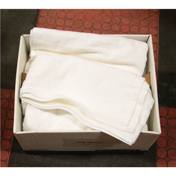 BOX OF SHOP TOWELS