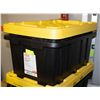 Image 1 : BUNDLE OF TWO HDX 64 LITER TOUGH TOTES