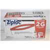 Image 1 : ZIPLOC STORAGE 2 GALLON BAGS SIZE 13 IN X 15 IN