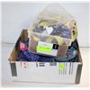 Image 1 : BOX OF VARIOUS ROPES / BUNGIES / RACHET STRAPS