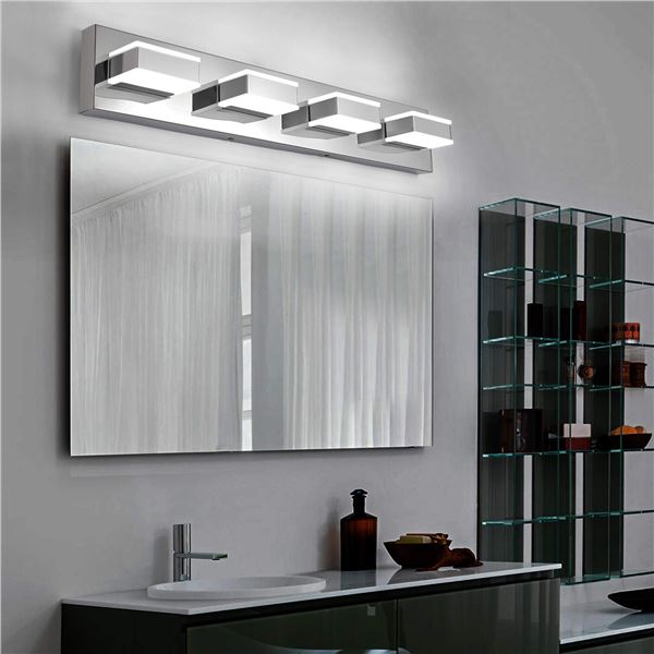 NEW MODERN LED CHROME 27INCH 24WATT VANITY / WALL