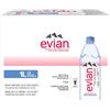 Image 1 : NEW CASE OF 12 X 1L BOTTLES OF EVIAN NATURAL