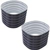 Image 1 : CDEN PLANTER RAISED BEDS STARRY GREY 2-PACKS