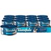 Image 1 : NEW CASE OF 24 BLUE TASTEFULS WET CAT FOOD CANS