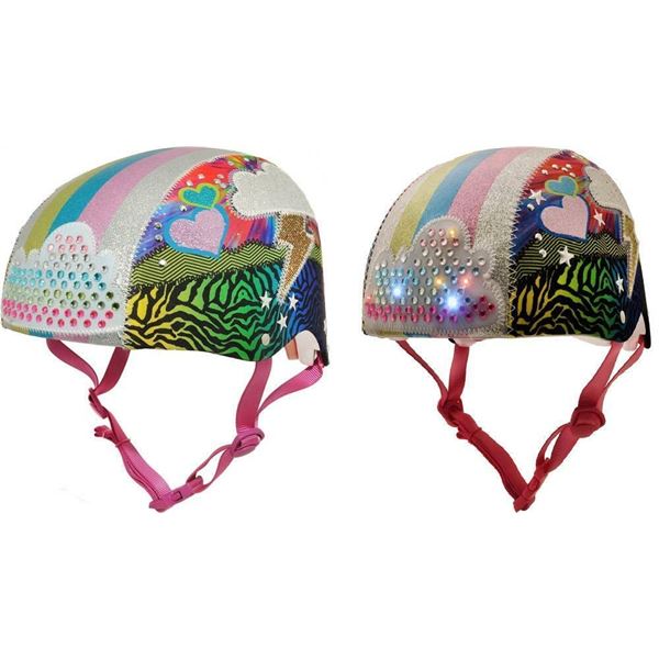 NEW RASKULLZ GIRLS 8+ LOUD CLOUD SPARKLEZ HELMET