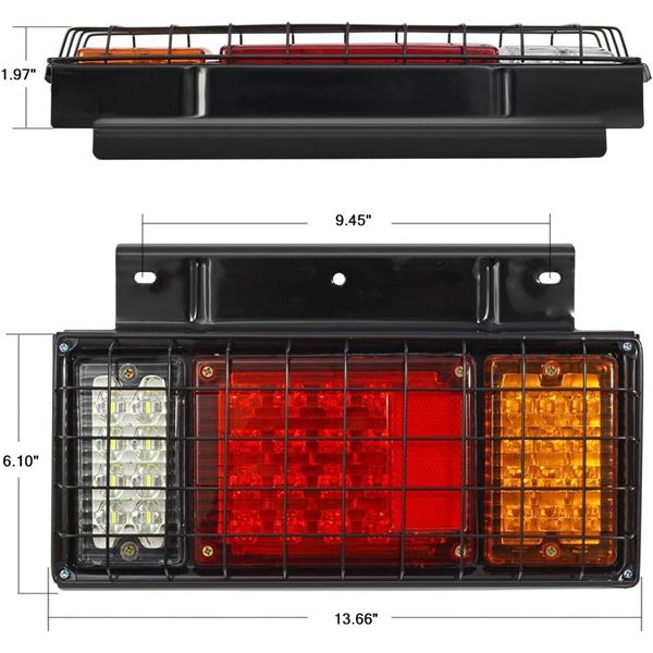 NEW LIMICAR 40 LED TRAILER TAIL LIGHTS KIT