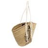 Image 2 : Celine Neutral Woven Embroidered Straw Classic Panier Bucket Bag