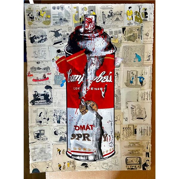 Torn Spray Can by Mr. Brainwash