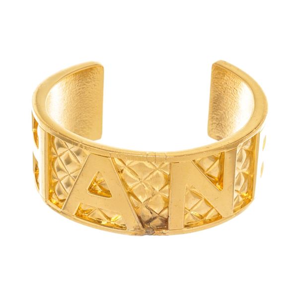 Chanel Gold Cuff Bangle