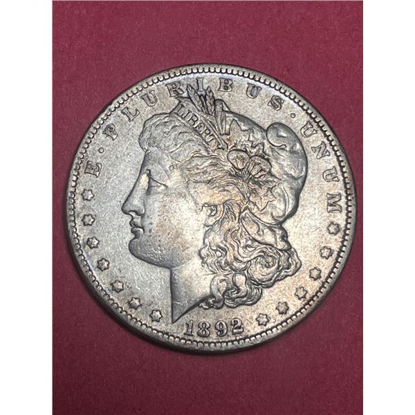 1892 P Morgan Dollar BU