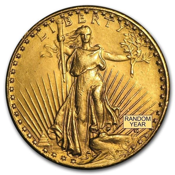 $20 Saint-Gaudens Gold Double Eagle Coin