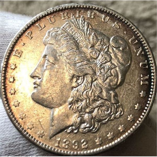 1892 Morgan Dollar BU MS-63 RARE