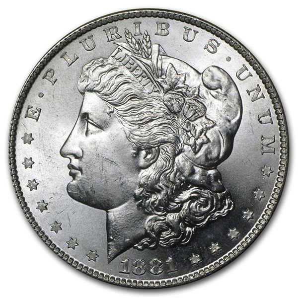 1881-S Morgan Silver Dollar BU