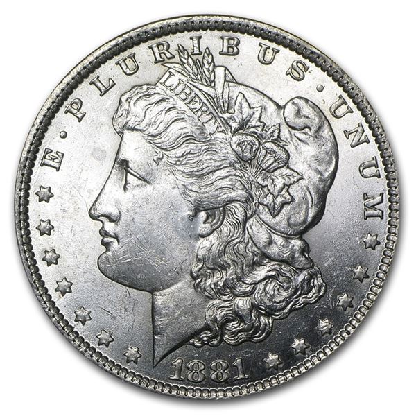 1881-O Morgan Silver Dollar BU