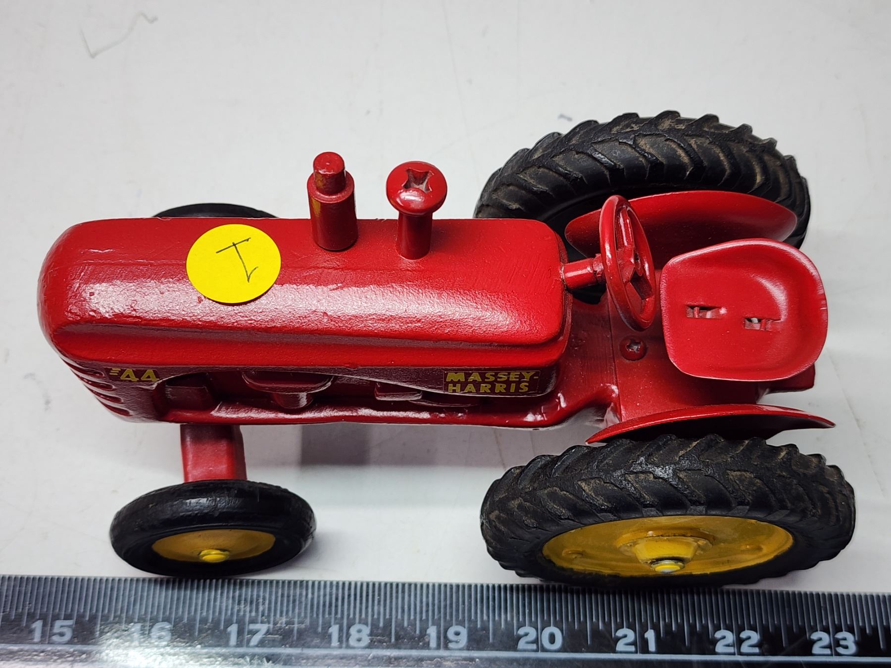 1950s Massey Harris 44 Red Die cast Model Tractor Schmalz Auctions 1950s-massey-harris-44-red-die-cast-model-tractor-schmalz-auctions