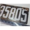 Image 3 : 1919 Porcelain Saskatchewan license plate - 35805