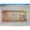 Image 4 : 1975 CCCS graded. Canadian 100 dollar bill, Crow/Bouey - Prefix AJD 6174260 - UNC 60