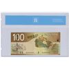 Image 2 : 2003 CCCS graded. Canadian 100 dollar bill, Jenkins/Dodge - Prefix BKA 8169181 - UNC 64