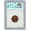 Image 2 : 1985 PNG graded. Canadian red "blunt 5" 1 cent coin - MS 66