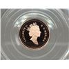 Image 6 : 2003 CCCS graded. Canadian selectively gold plated, 1 cent coin - PF 68