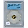Image 1 : 2006 CCCS graded. Cowboy, Canadian 1/25oz .999 pure gold, 50 cent coin - PF 70