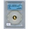 Image 1 : 2010 CCCS graded. RCMP, Canadian 1/25oz .999 pure gold, 50 cent coin - PF 69