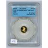 Image 1 : 2007 CCCS graded. The Wolf, Canadian 1/25oz .999 pure gold, 50 cent coin - PF 70