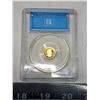 Image 4 : 2014 CCCS graded. Beaver, Canadian 1/25oz .999 pure gold, 50 cent coin - PF 69